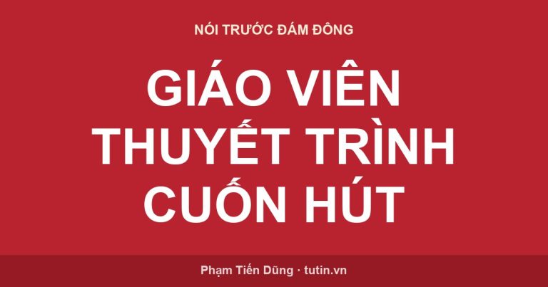 Giáo viên thuyết trình cuốn hút — giáo viên đứng lớp tự tin, học sinh chăm chú lắng nghe