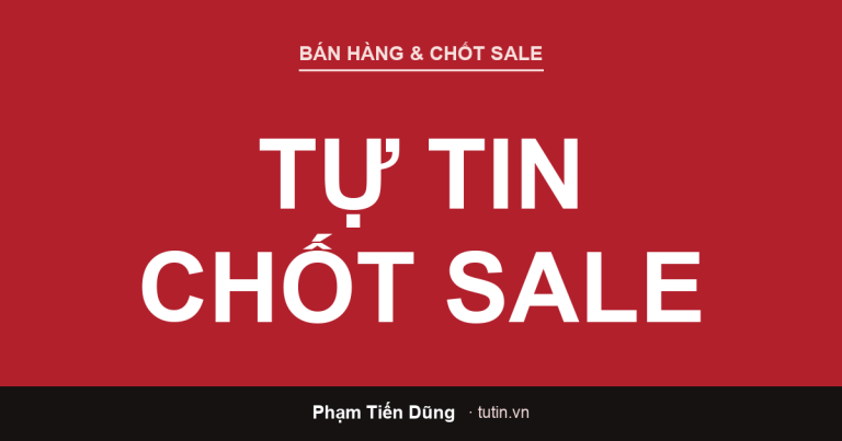 Tự tin chốt sale — người bán hàng tự tin bắt tay khách hàng chốt đơn