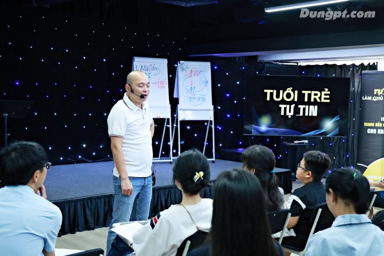 Phạm Tiến Dũng chia sẻ cách làm chủ cảm xúc khi căng thẳng trước khán phòng doanh nhân