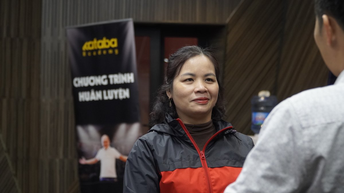 Một học viên tự tin, rạng rỡ tại chương trình huấn luyện của KATABA